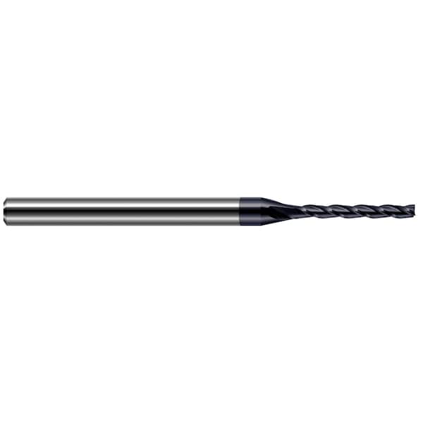 Miniature End Mill - Square - Long Flute 0.0250" Cutter DIA x 0.2030" (13/64) Length of Cut